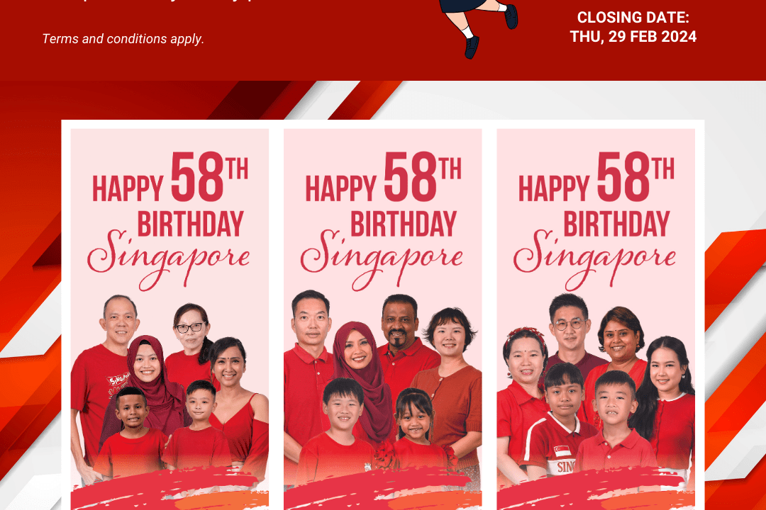 Get featured on our 2024 National Day Bannerettes - Jurong-Clementi